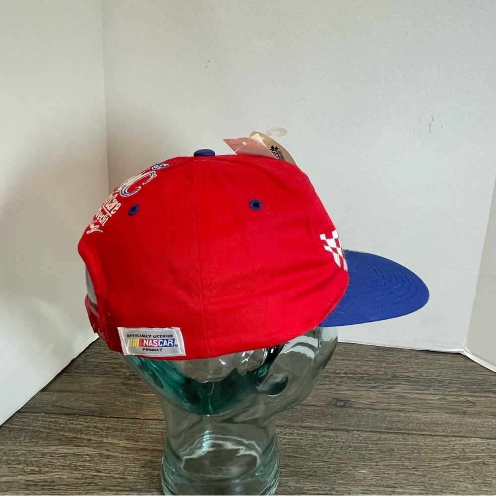 NASCAR Red Hat with Logo Patch. Dale Jarrett. NWT. Cap. Race Day Apparel. - Picture 6 of 12